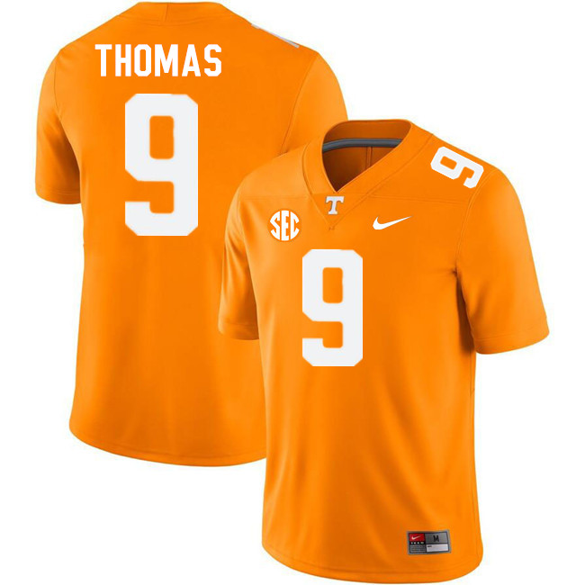 Men #9 Jakobe Thomas Tennessee Volunteers College Football Jerseys Stitched-Orange